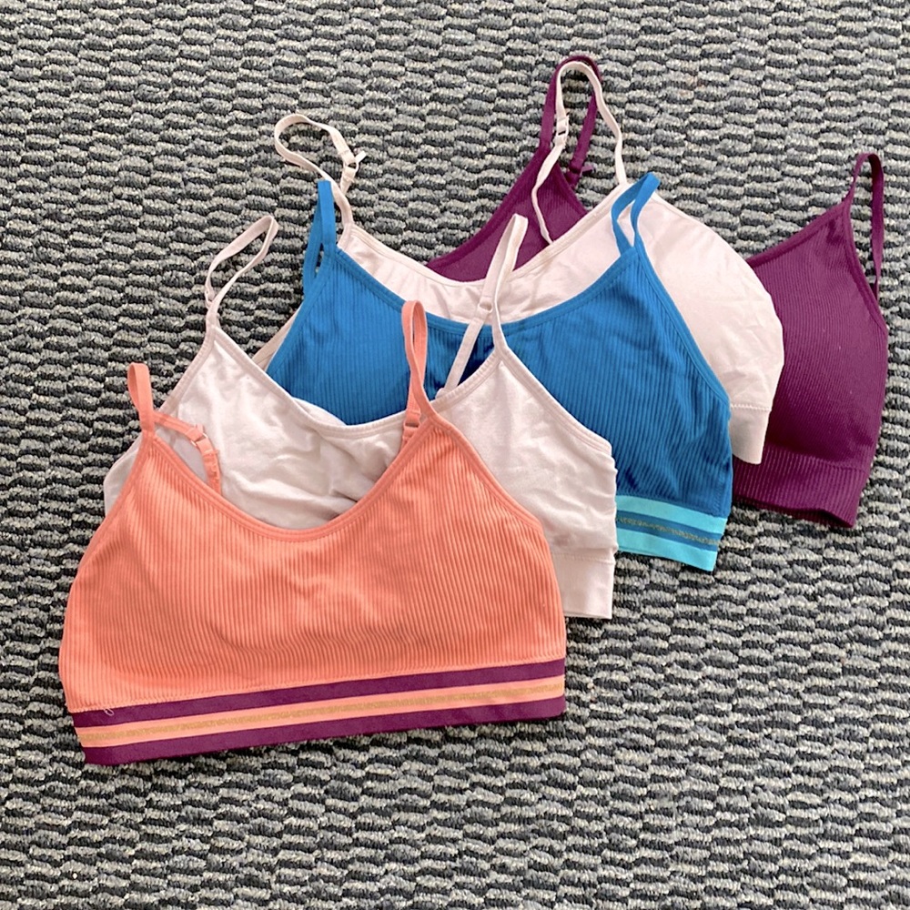 5 Bundle Padded Sport Bras L
